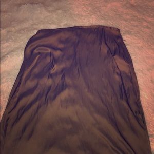 Olive green flowy skirt